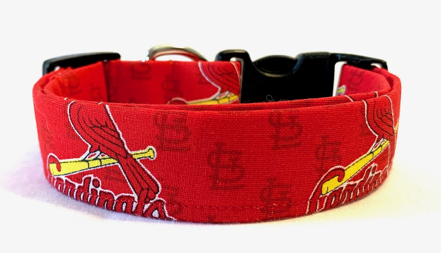 St Louis Cardinals Emblem #2 Handmade Dog Collar
